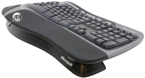 Эргономичная проводная клавиатура Microsoft Natural Ergonomic Keyboard 4000. Дополнительная подставка