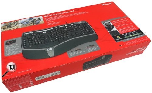 Эргономичная проводная клавиатура Microsoft Natural Ergonomic Keyboard 4000. Упаковка