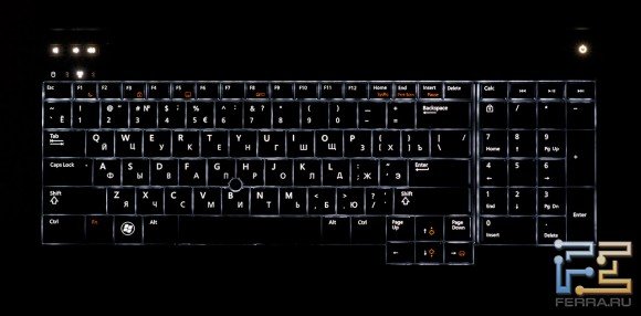 Подсветка клавиатуры Dell Precision M4700