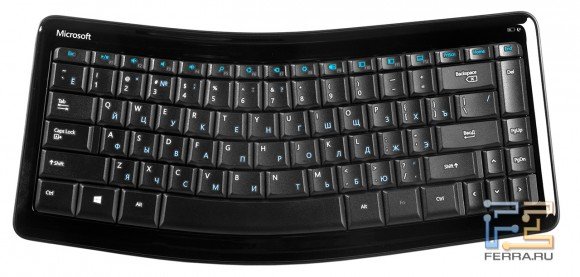 Общий вид Microsoft Sculpt Mobile Keyboard