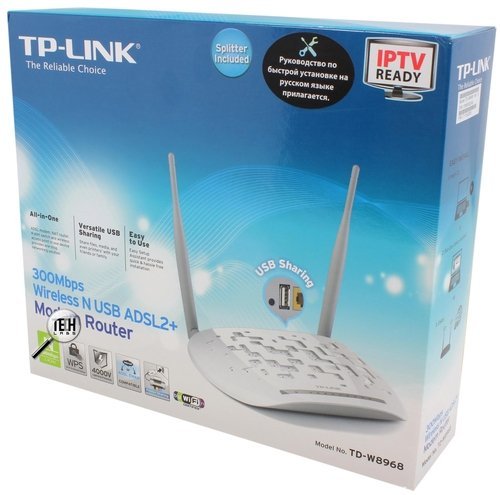 TP-LINK TD-W8968. Упаковка
