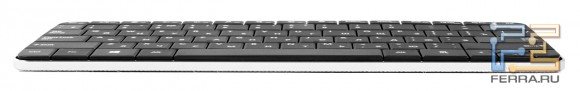 Microsoft Wedge Mobile Keyboard, передний торец