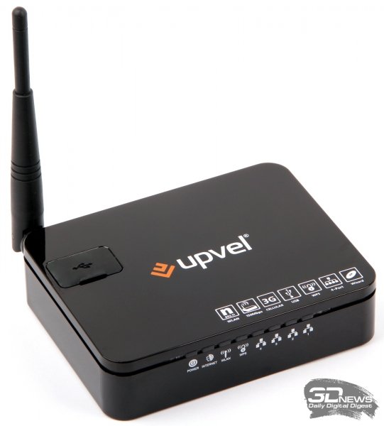 Компактный маршрутизатор Upvel UR-316N3G с поддержкой 3G- / 4G-модемов