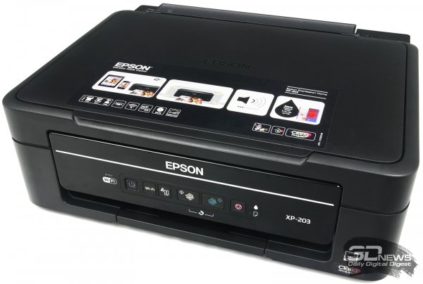 Epson Expression Home XP-203 – компактное МФУ с поддержкой Wi-Fi и Epson iPrint
