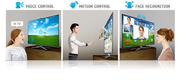 Варианты управления телевизором Samsung UE55ES7500