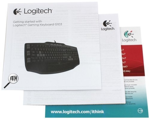 Logitech G103 Gaming Keyboard – комплект