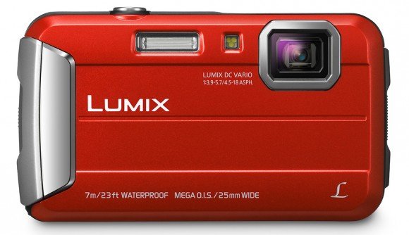 Panasonic Lumix TF25 в красном корпусе, официальный портрет