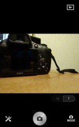 Главное окно приложения Sony PlayMemories Mobile