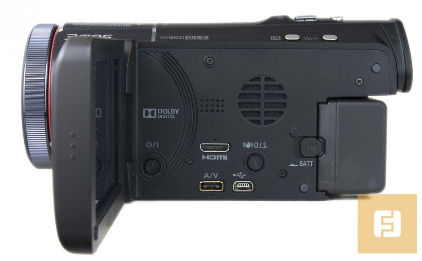 Кнопки и разъемы под экраном Panasonic HC-X920