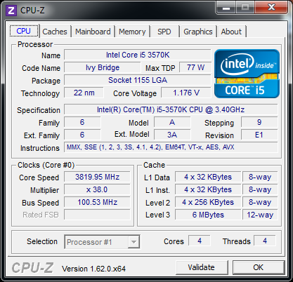 Обзор и тестирование процессора Intel Core i5-3570К