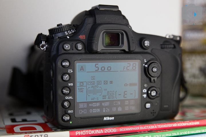 Обзор полнокадровой зеркальной камеры Nikon D610 - сочный и яркий дисплей