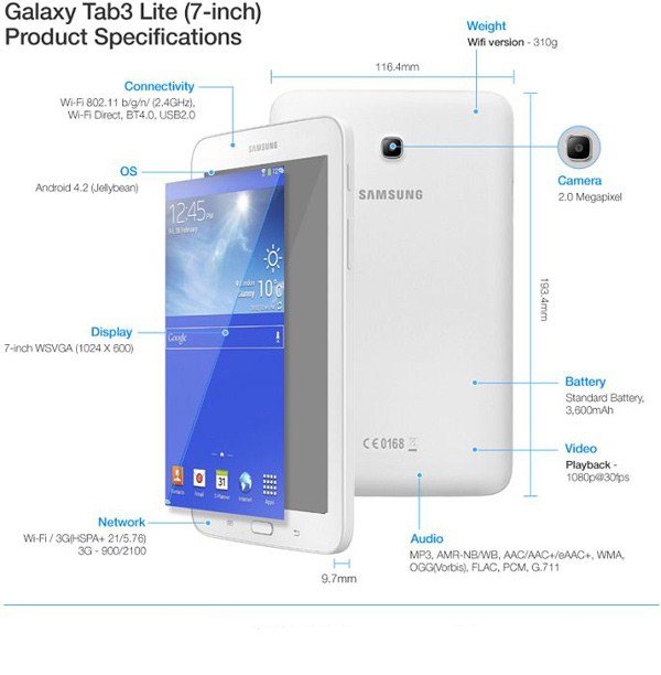 Samsung Galaxy Tab 3 Lite