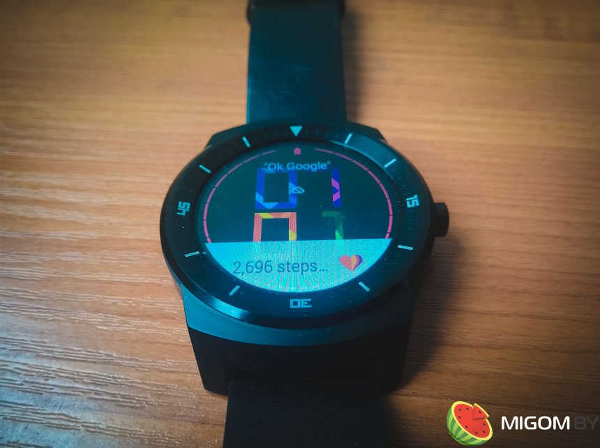 Обзор LG G Watch R (W110) - Живая сталь