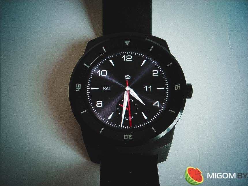 Обзор LG G Watch R (W110) - Живая сталь