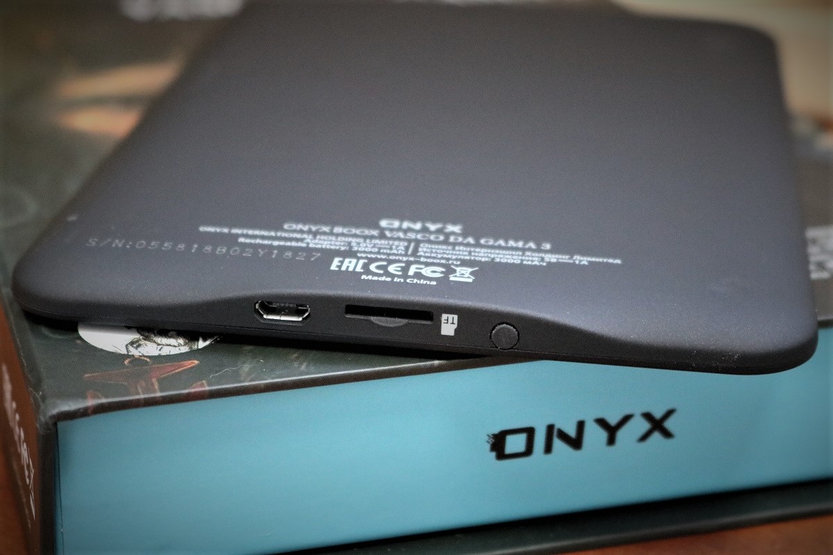 Обзор электронной «читалки» ONYX BOOX VASCO DA GAMA 3 - VENDEE